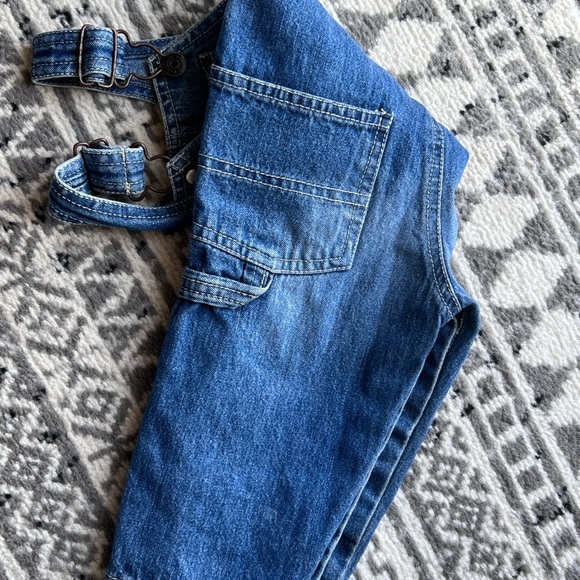 OshKosh B'gosh Blue Classic Denim Overalls - Picture 5 of 5